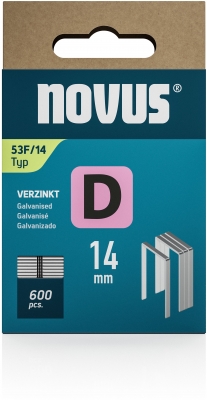 Capse Novus sarma plata, D tip 53F, 14 mm, 600 buc/cutie